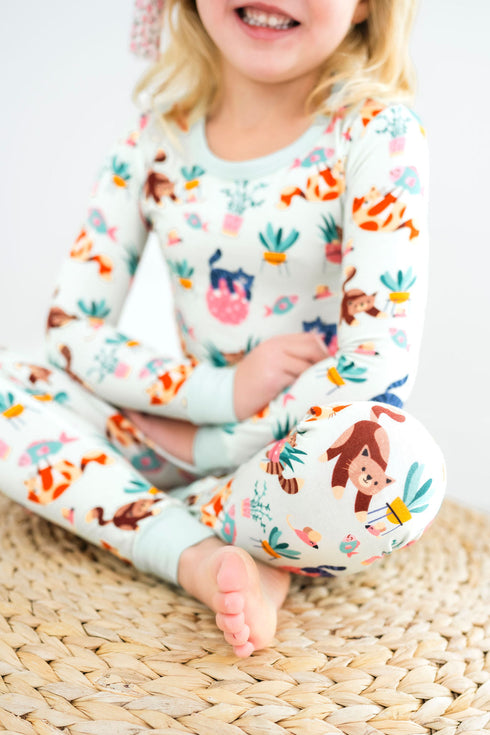 felines-ferns-long-sleeve-pjs Big Dreams Little Jammie Session Sophia's Style-3